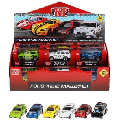 Изображение ТЕХНОПАРК Гоночные машины 8 см в ассорт.