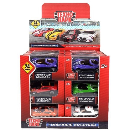 Изображение ТЕХНОПАРК Гоночные машины 7 см в ассорт.