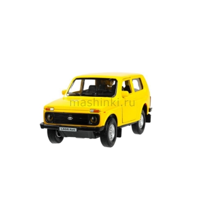 Изображение ТЕХНОПАРК LADA 4x4 (ВАЗ-2121 НИВА) 12 см желтый
