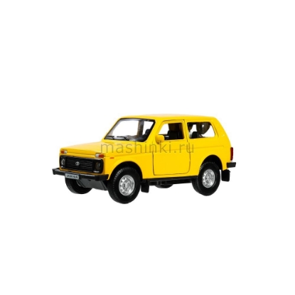 Изображение ТЕХНОПАРК LADA 4x4 (ВАЗ-2121 НИВА) 12 см желтый