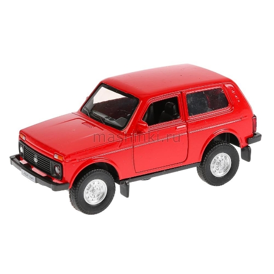 Изображение ТЕХНОПАРК LADA 4x4 (ВАЗ-2121 НИВА) 12 см красный