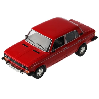 Изображение ТЕХНОПАРК 1/24 ВАЗ-2106 LADA 18,5 см (свет, звук) красный