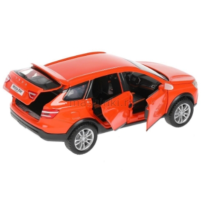 Изображение ТЕХНОПАРК 1/24 LADA Vesta SW Cross универсал 17,5 см (свет, звук) оранжевый