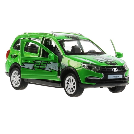 Изображение ТЕХНОПАРК LADA Granta Cross универсал 2019 Спорт 12 см зеленый
