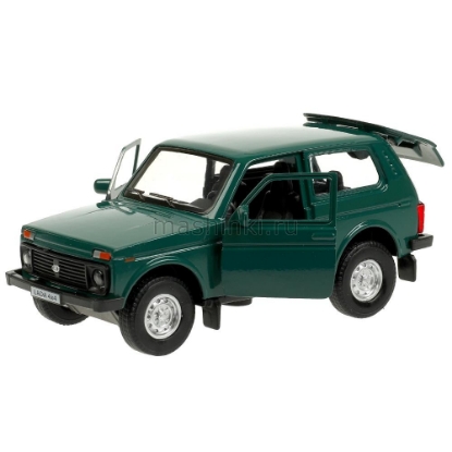 Изображение ТЕХНОПАРК LADA 4х4 (ВАЗ-2121 НИВА) 12 см зеленый