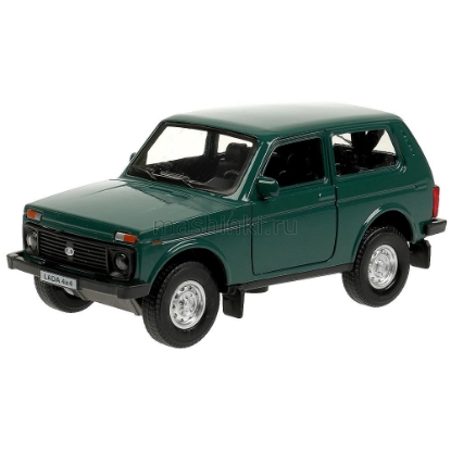 Изображение ТЕХНОПАРК LADA 4х4 (ВАЗ-2121 НИВА) 12 см зеленый