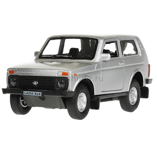 Изображение ТЕХНОПАРК LADA 4x4 (ВАЗ-2121 НИВА) 12 см серебристый