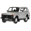 Изображение ТЕХНОПАРК LADA 4x4 (ВАЗ-2121 НИВА) 12 см металл. серебристый