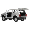 Изображение ТЕХНОПАРК LADA 4x4 (ВАЗ-2121 НИВА) 12 см серебристый