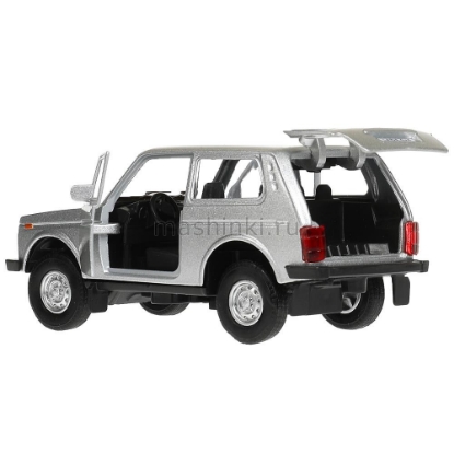 Изображение ТЕХНОПАРК LADA 4x4 (ВАЗ-2121 НИВА) 12 см серебристый
