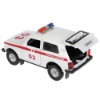 Изображение ТЕХНОПАРК LADA 4x4 (ВАЗ-2121 НИВА) Скорая помощь 12 см (свет, звук) белый