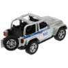 Изображение ТЕХНОПАРК JEEP Wrangler Rubicon Полиция 12 см (свет, звук) серебристый