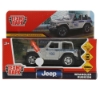 Изображение ТЕХНОПАРК JEEP Wrangler Rubicon Полиция 12 см (свет, звук) серебристый