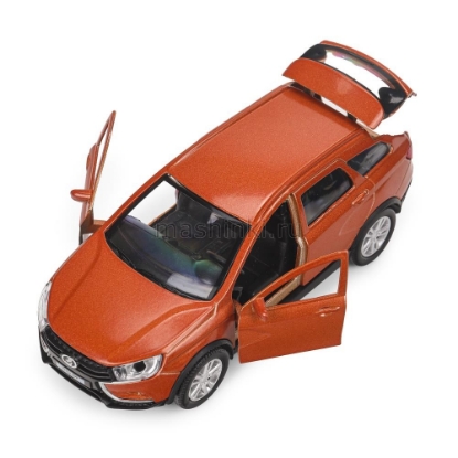 Изображение ТЕХНОПАРК LADA Vesta SW Cross 12 см бронзовый