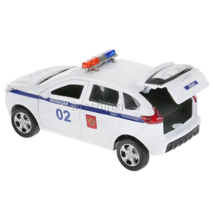 Изображение ТЕХНОПАРК LADA Xray Полиция 12 см белый