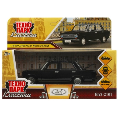 Изображение ТЕХНОПАРК ВАЗ-2101 ЖИГУЛИ 12 см черный