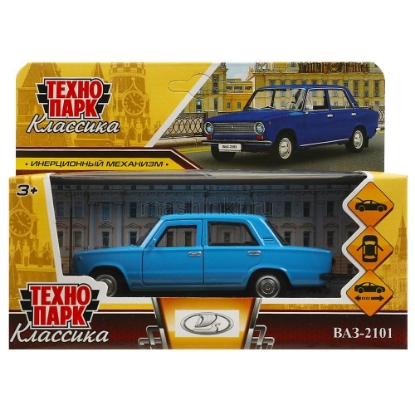 Изображение ТЕХНОПАРК ВАЗ-2101 ЖИГУЛИ 12 см светло-синий