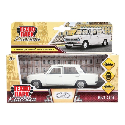 Изображение ТЕХНОПАРК ВАЗ-2101 ЖИГУЛИ 12 см белый