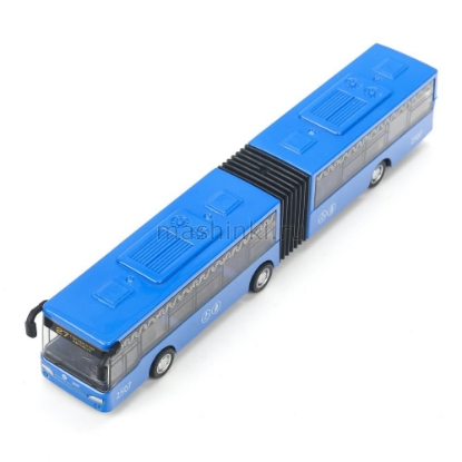 Изображение ТЕХНОПАРК Автобус-гармошка 18 см синий