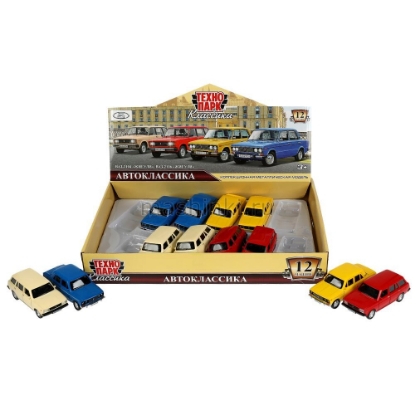 Изображение ТЕХНОПАРК ВАЗ-2104 ЖИГУЛИ + ВАЗ-2106 12 см в ассорт. б/коробки