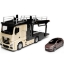 Изображение BBURAGO 1/43 Автовоз MERCEDES-BENZ Actros + машина RENAULT Captur бронзовый