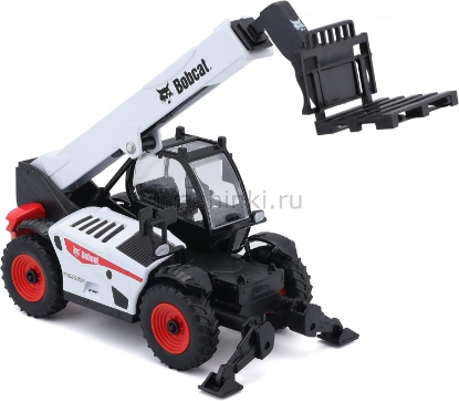 Изображение BBURAGO 1/50 Машина строительная Bobcat T40 180SLP white/белый