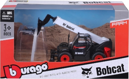Изображение BBURAGO 1/50 Машина строительная Bobcat T40 180SLP white/белый