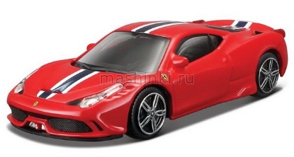 Изображение BBURAGO 1/43 FERRARI 458 Speciale red/красный