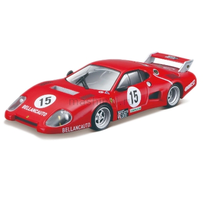 Изображение BBURAGO 1/43 FERRARI 512 BB II serie 1981 red/красный