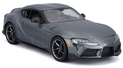 Изображение MAISTO 1/24 TOYOTA Supra GR gray/серый