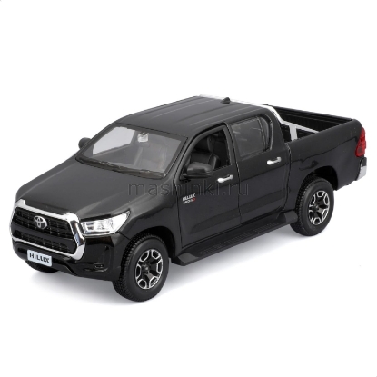 Изображение MAISTO 1/24 TOYOTA Hilux black/черный