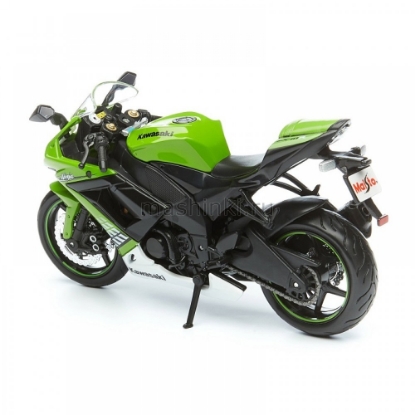 Изображение MAISTO 1/12 Мотоцикл KAWASAKI Ninja ZX-10R green/зеленый
