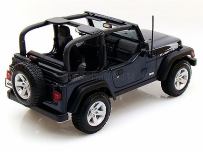 Изображение MAISTO 1/18 JEEP Wrangler Rubicon (4/4) blue/синий