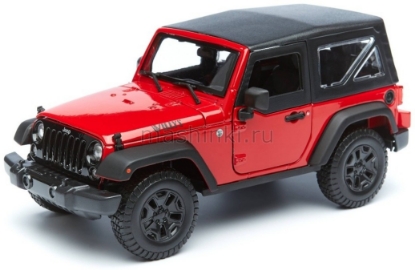 Изображение MAISTO 1/18 JEEP Wrangler 2014 (4/4) red/красный