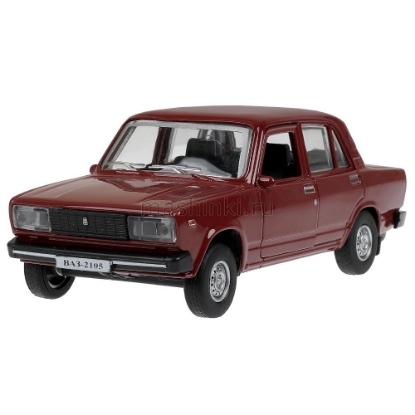Изображение ТЕХНОПАРК ВАЗ-2105 ЖИГУЛИ 1997 12 см вишневый (романс)