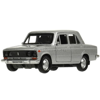 Изображение ТЕХНОПАРК ВАЗ-2106 ЖИГУЛИ 12 см серый