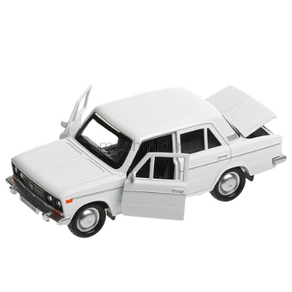 Изображение ТЕХНОПАРК ВАЗ-2106 ЖИГУЛИ 12 см белый