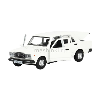 Изображение ТЕХНОПАРК ВАЗ-2107 ЖИГУЛИ 12 см белый