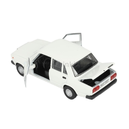 Изображение ТЕХНОПАРК ВАЗ-2107 ЖИГУЛИ 12 см белый