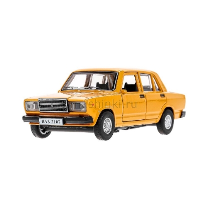 Изображение ТЕХНОПАРК ВАЗ-2107 ЖИГУЛИ 12 см желтый
