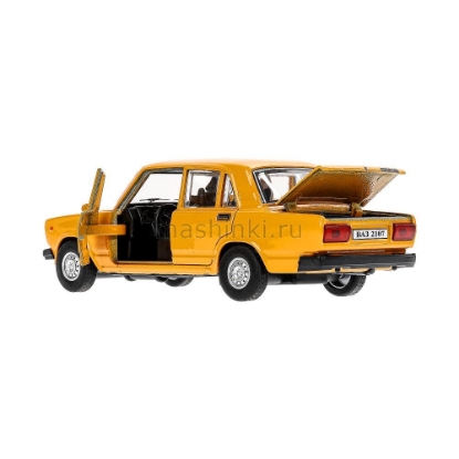 Изображение ТЕХНОПАРК ВАЗ-2107 ЖИГУЛИ 12 см желтый