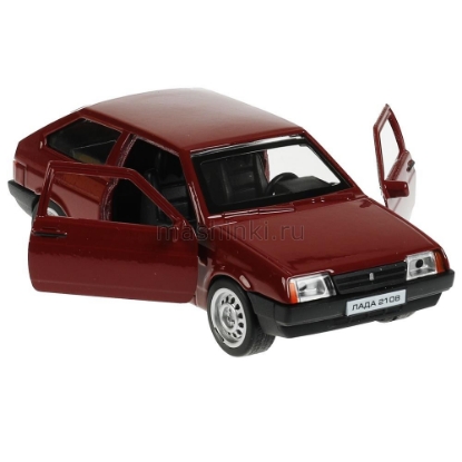 Изображение ТЕХНОПАРК ВАЗ-2108 LADA Спутник 12 см вишневый