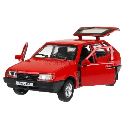 Изображение ТЕХНОПАРК ВАЗ-2109 LADA Спутник 12 см красный