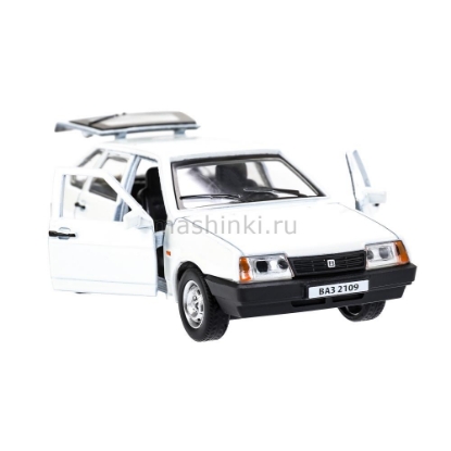 Изображение ТЕХНОПАРК ВАЗ-2109 LADA Спутник 12 см белый