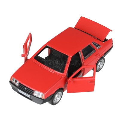 Изображение ТЕХНОПАРК ВАЗ-21099 LADA Спутник 12 см матовый красный