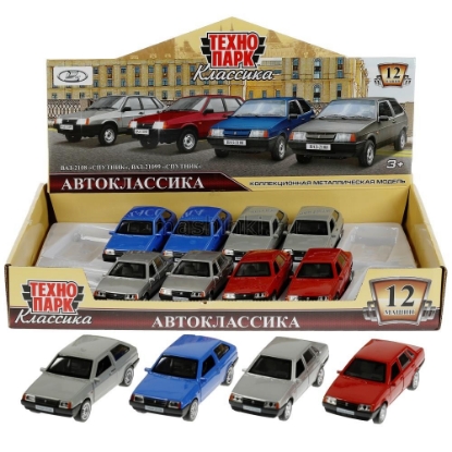 Изображение ТЕХНОПАРК ВАЗ-2108+21099 LADA 12 см в ассорт. б/коробки