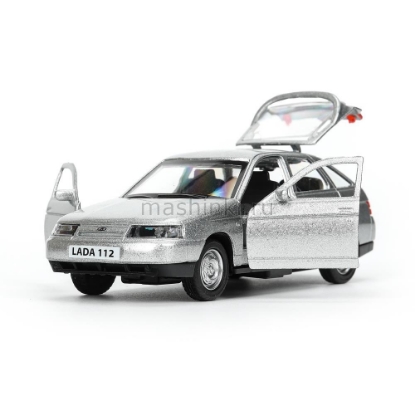 Изображение ТЕХНОПАРК ВАЗ-2112 LADA 12 см серебристый