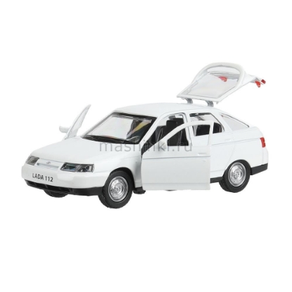 Изображение ТЕХНОПАРК ВАЗ-2112 LADA 12 см белый