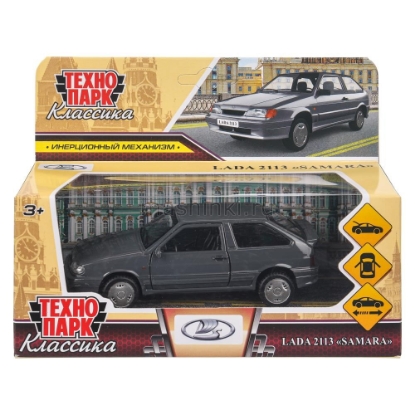 Изображение ТЕХНОПАРК ВАЗ-2113 12 см серый