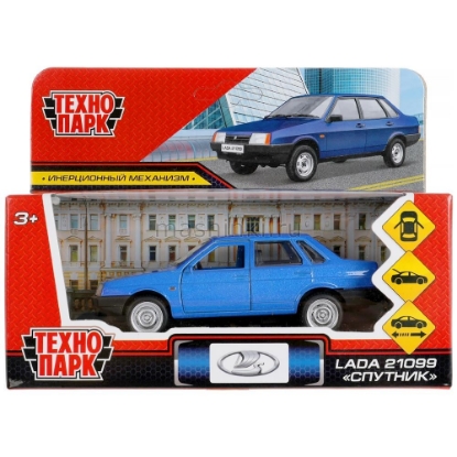Изображение ТЕХНОПАРК ВАЗ-21099 LADA Спутник 12 см синий